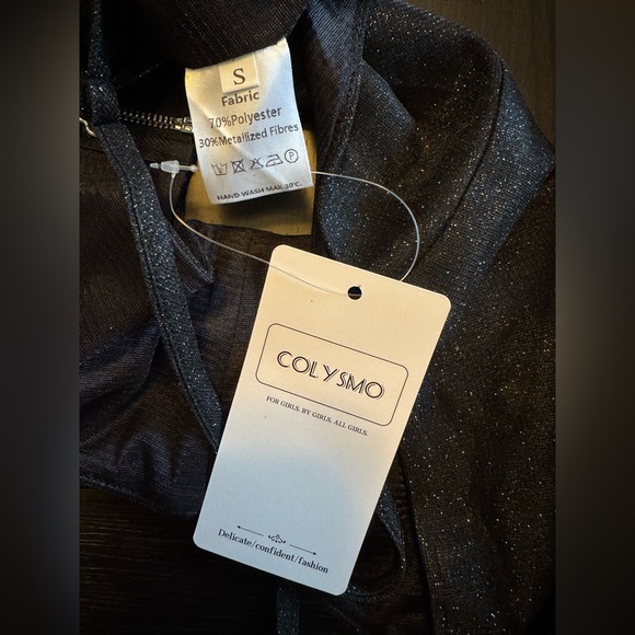 Small Women's Two Piece Outfit Sparkle Sequin - Picture 2 of 5